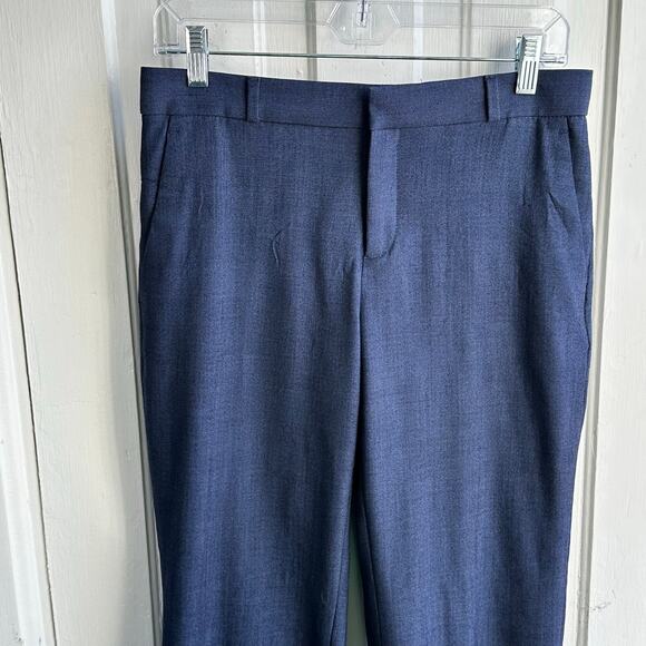 Banana Republic Logan Fit Wool Trousers Navy NWT - Picture 4 of 10